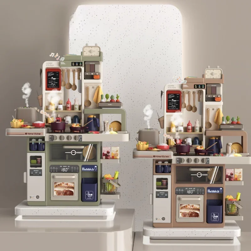 Large Kitchen Children's Play Toy House Kitchenware Set Simulation Spray Baby Mini Food Cooking Birthday Gifts Christmas Girl To
Large Kitchen Children's Play Toy House Kitchenware Set Simulation Spray Baby Mini Food Cooking Birthday Gifts Christmas Girl To