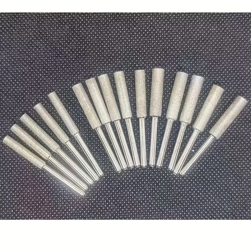 14pcs 5.5mm Silver Diamond Burr, Universal for Home DIY & Craft Studio
14pcs 5.5mm Silver Diamond Burr, Universal for Home DIY & Craft Studio