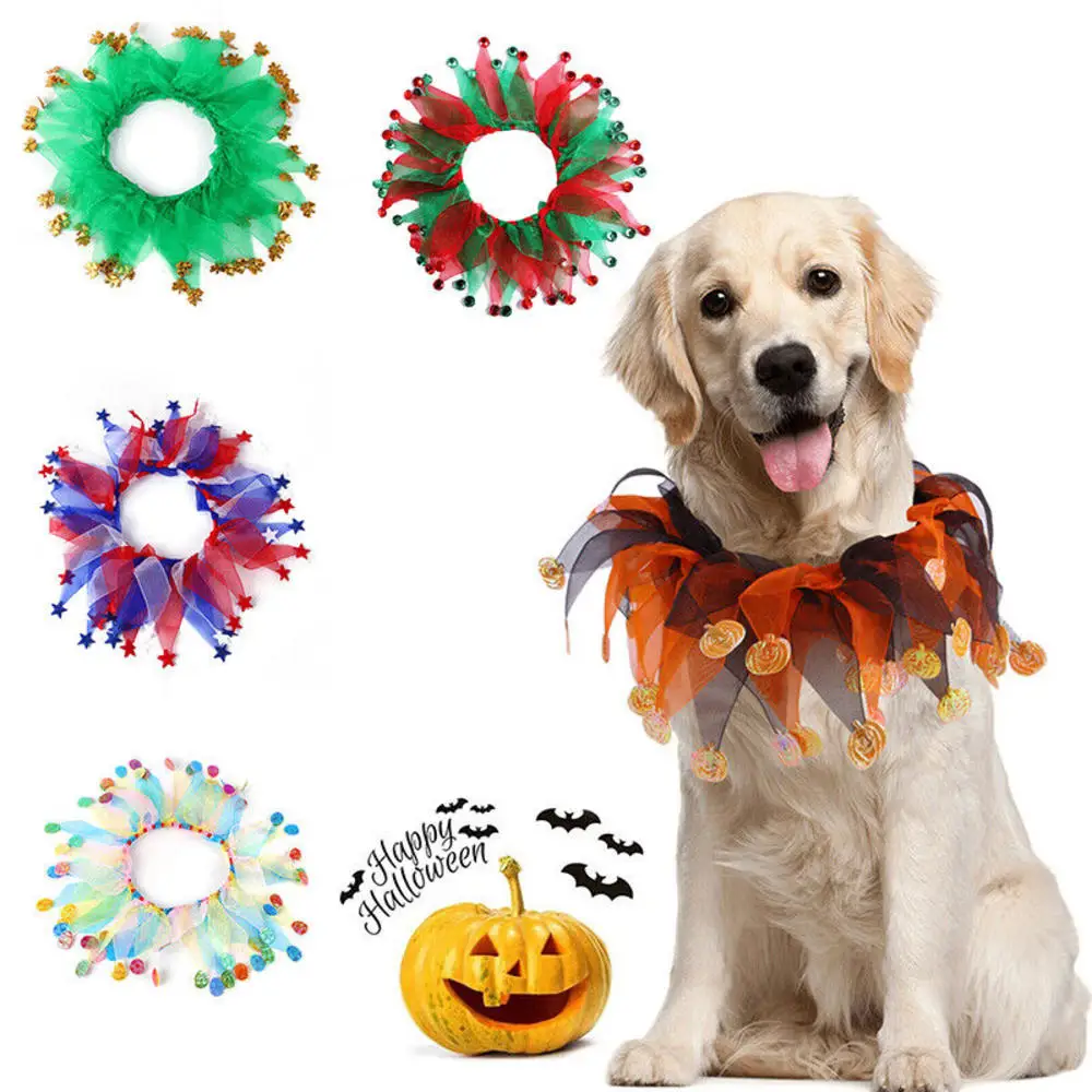 1PCS Pet Dog Christmas Halloween Collars Party Festival Decorations Dogs Costume Products Pet Halloween Supplies
1PCS Pet Dog Christmas Halloween Collars Party Festival Decorations Dogs Costume Products Pet Halloween Supplies