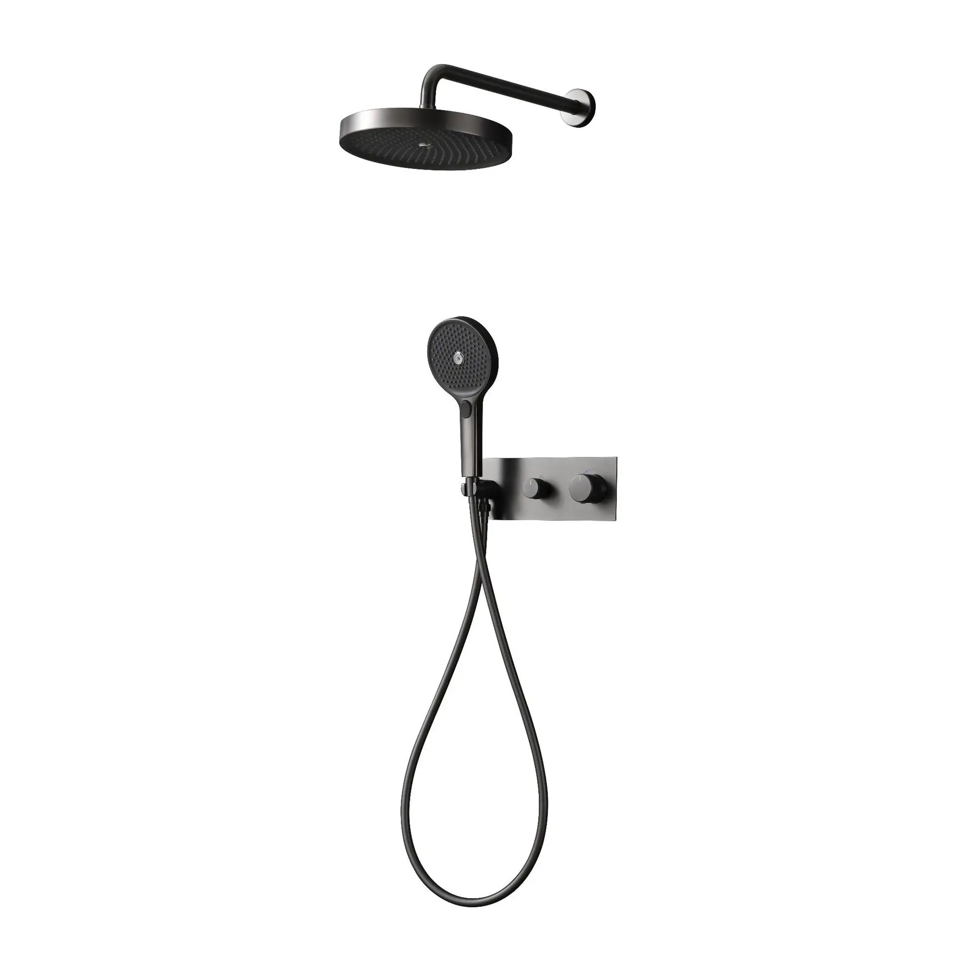 MTTUZK Concealed Wall Mounted Bathroom Shower Faucet Hot and Cold Mixer Shower Tap Brass Shower Faucet With Hand Shower Set
MTTUZK Concealed Wall Mounted Bathroom Shower Faucet Hot and Cold Mixer Shower Tap Brass Shower Faucet With Hand Shower Set