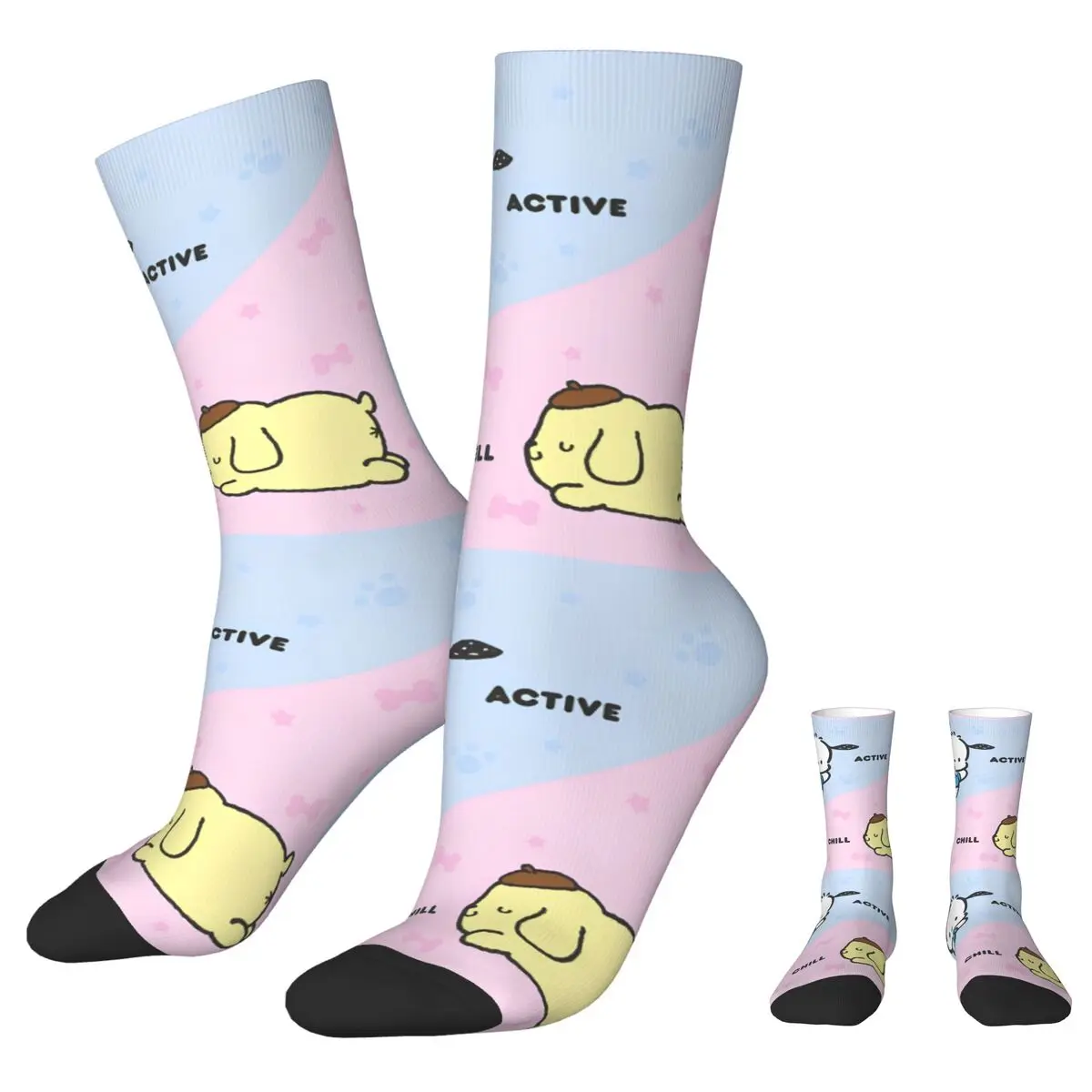 Acitve Pochacco Chill Pompompurin Autumn Winter Crazy Design Women MenSocks Cute Kawaii Breathable Skateboard Socks
Acitve Pochacco Chill Pompompurin Autumn Winter Crazy Design Women MenSocks Cute Kawaii Breathable Skateboard Socks