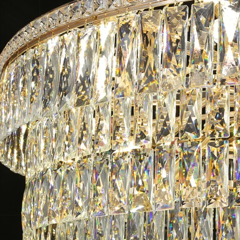 Luxury Modern Crystal Chandelier for Hotel Lobby Living Room Duplex Floor Spiral Staircase Villa Decorative Big Lighting Fixture
Luxury Modern Crystal Chandelier for Hotel Lobby Living Room Duplex Floor Spiral Staircase Villa Decorative Big Lighting Fixture