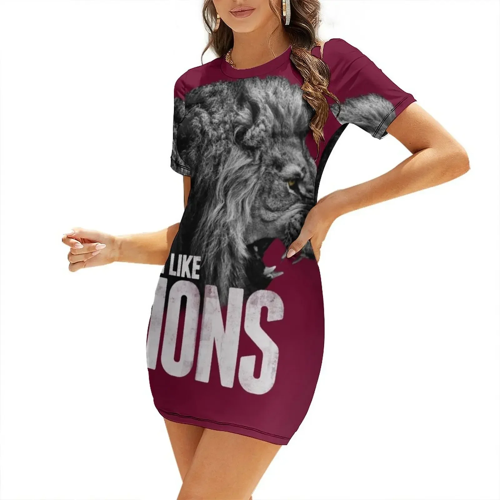 Fight Like Lions AVFC Short-Sleeved Dress sensual sexy dress for women wedding guest dress 2026 summer clothes Bride dresses
Fight Like Lions AVFC Short-Sleeved Dress sensual sexy dress for women wedding guest dress 2026 summer clothes Bride dresses