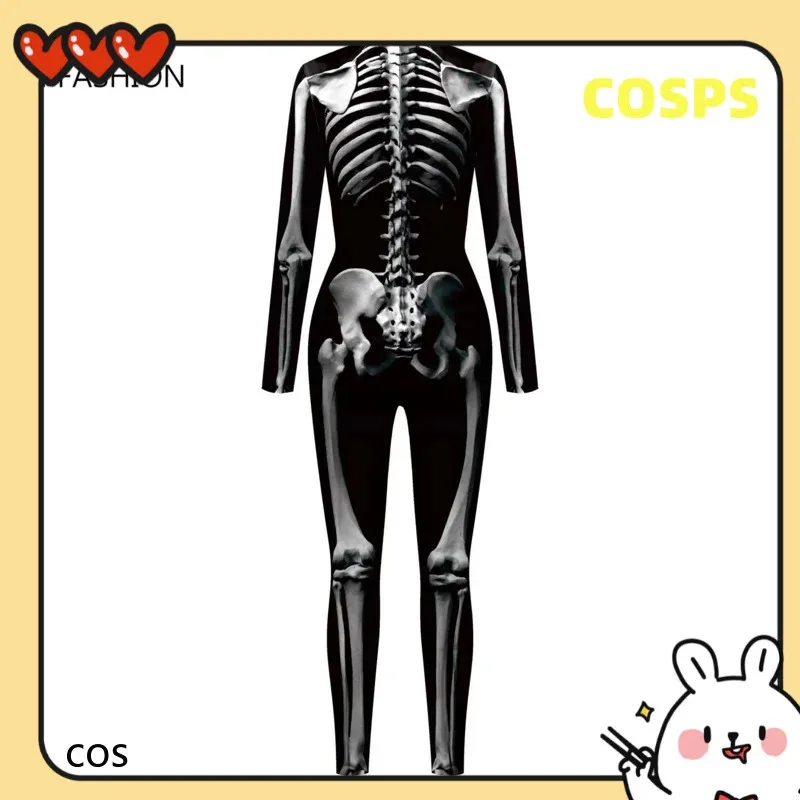 NO4 VIP FASHION Adult Skeleton Cospaly Costume Unisex Halloween Ghost Jumpsuit Carnival Party Zentai Bodysuit Scary Show VOCOS
NO4 VIP FASHION Adult Skeleton Cospaly Costume Unisex Halloween Ghost Jumpsuit Carnival Party Zentai Bodysuit Scary Show VOCOS
