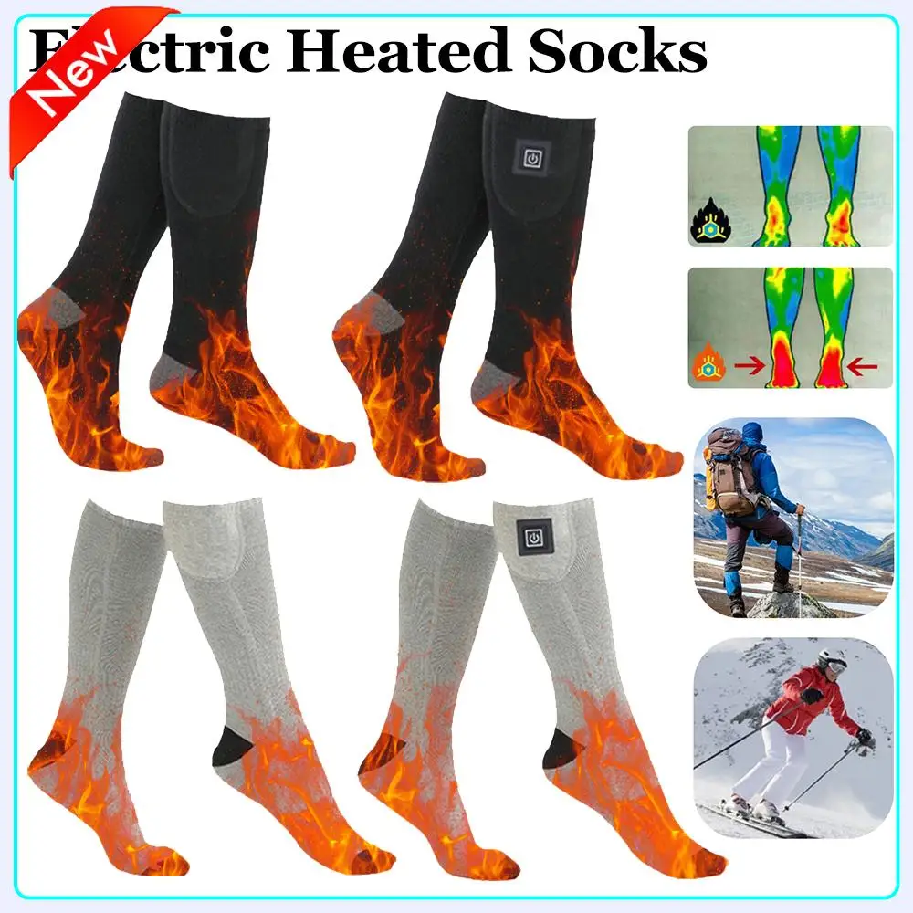 Knee-High Full-Foot Electric Heating Socks 3-Level Temp Cotton Washable Fast Heating for Winter Skiing/Walking (Without battery)
Knee-High Full-Foot Electric Heating Socks 3-Level Temp Cotton Washable Fast Heating for Winter Skiing/Walking (Without battery)