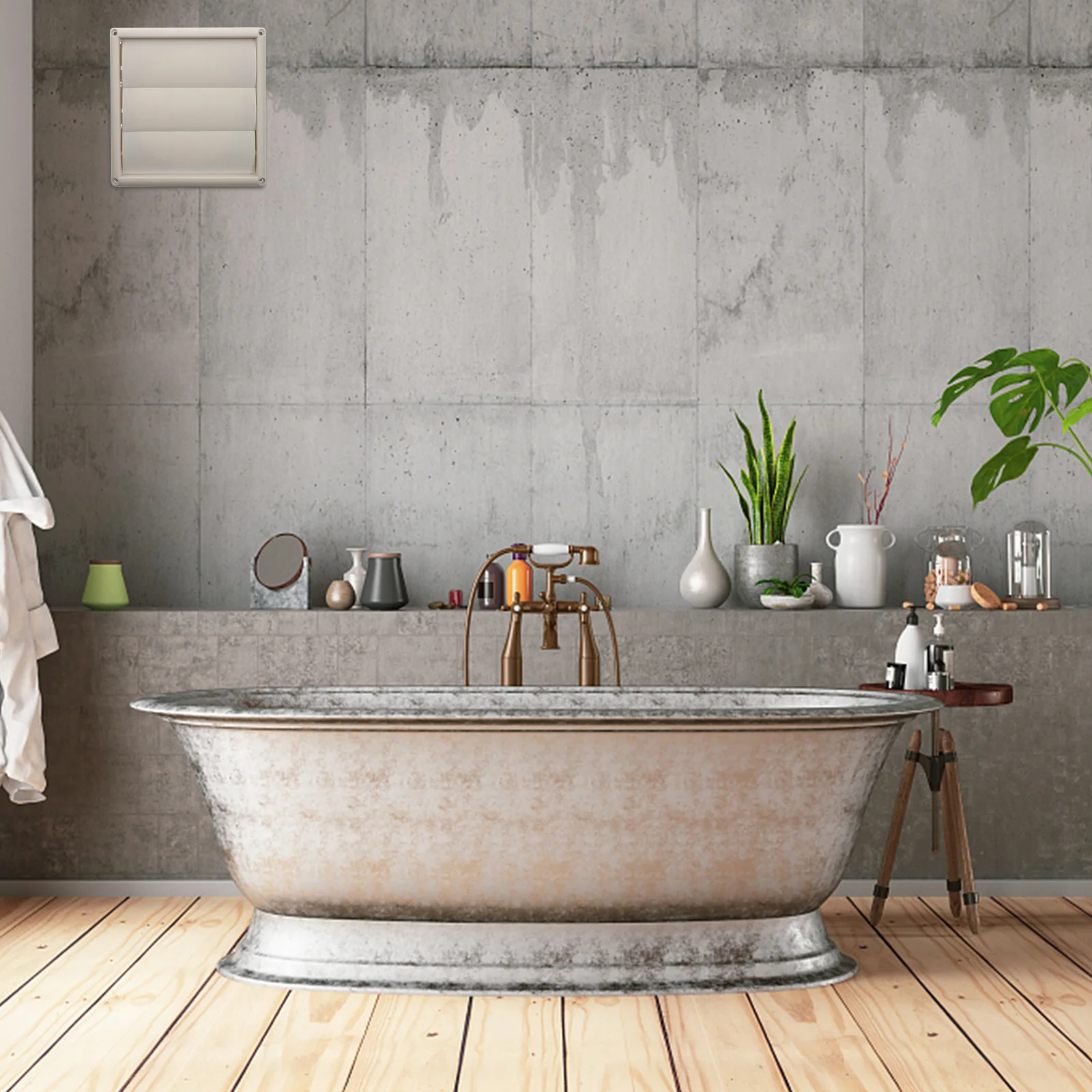 Dryer Ventilation Cover 4 Inch White Back 6 Inch Pipe Dust Proof Rodent Proof Louvered Vent Cover Outdoor Exhaust Appliance
Dryer Ventilation Cover 4 Inch White Back 6 Inch Pipe Dust Proof Rodent Proof Louvered Vent Cover Outdoor Exhaust Appliance