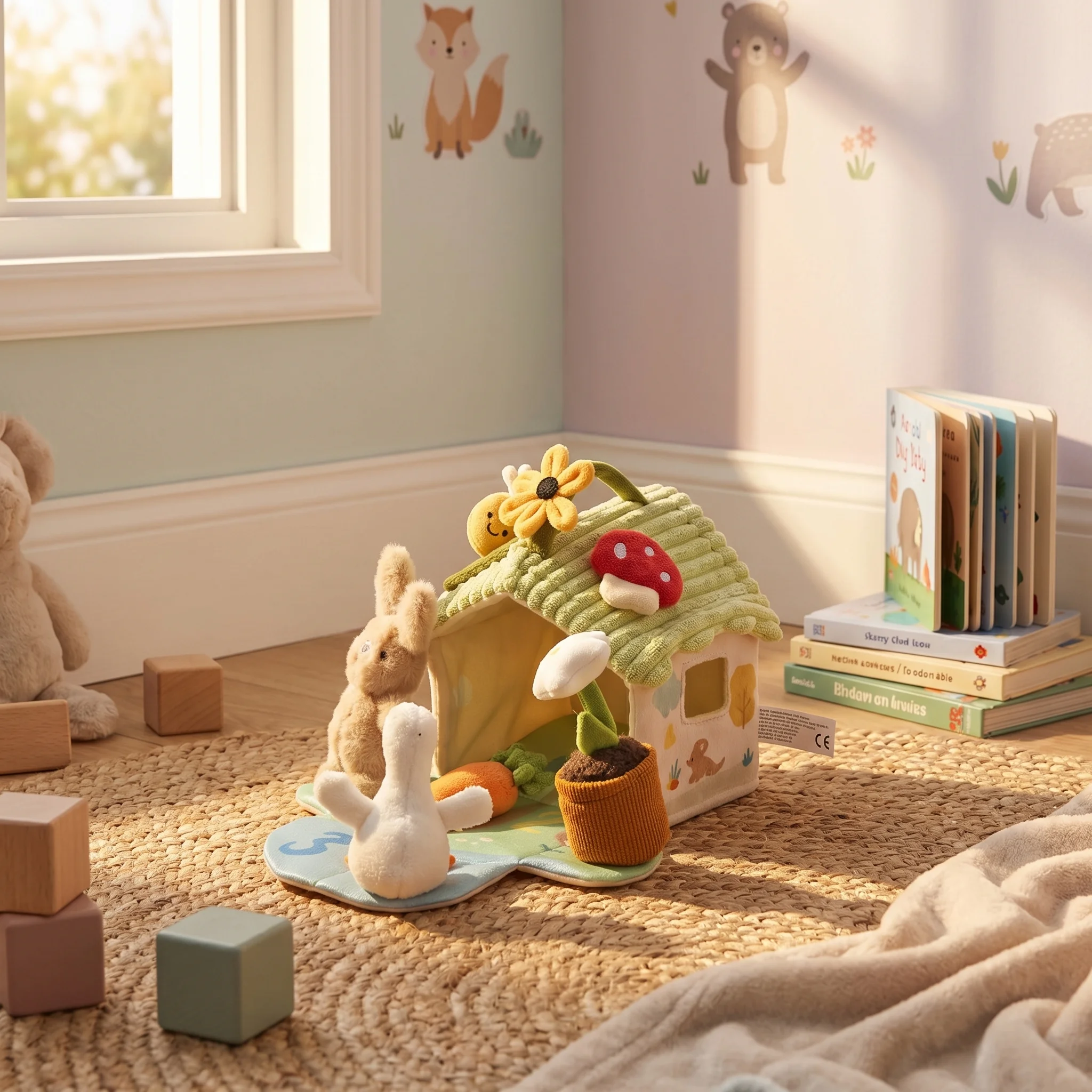 Soft Cotton Baby Sensory Squeeze Toy Cute Bunny Duck Interactive Plush Toy Montessori Early Education Stuffer Toy for 0-2 Years
Soft Cotton Baby Sensory Squeeze Toy Cute Bunny Duck Interactive Plush Toy Montessori Early Education Stuffer Toy for 0-2 Years