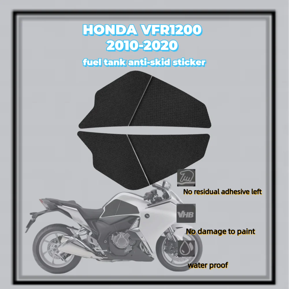 Противоскользящая наклейка на топливный бак для HONDA VFR1200 2010-2020, боковая наклейка на колено, защитная наклейка, наклейка, аксессуары для мотоциклов
Противоскользящая наклейка на топливный бак для HONDA VFR1200 2010-2020, боковая наклейка на колено, защитная наклейка, наклейка, аксессуары для мотоциклов