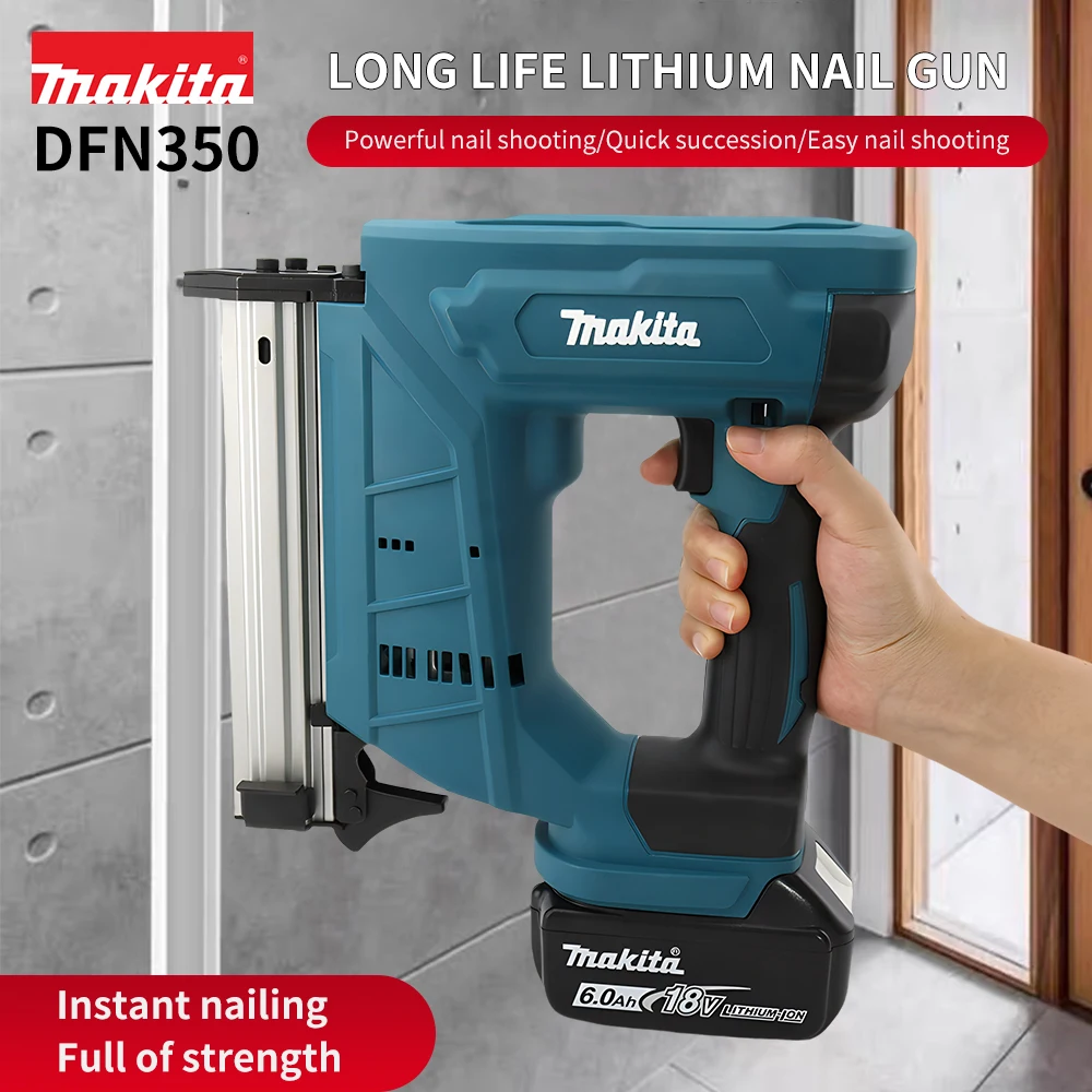 Makita DFN350G Electric Nail Gun, Frame Nail Gun For Fixing Doors, Windows, Furniture, Woodworking Tools, Riveting Gun
Makita DFN350G Electric Nail Gun, Frame Nail Gun For Fixing Doors, Windows, Furniture, Woodworking Tools, Riveting Gun