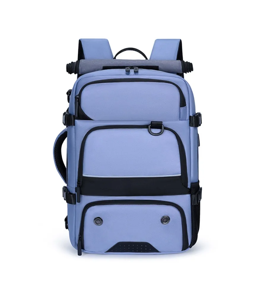 Backpack men's and women's casual backpack fashion large capacity solid color travel backpack
Backpack men's and women's casual backpack fashion large capacity solid color travel backpack