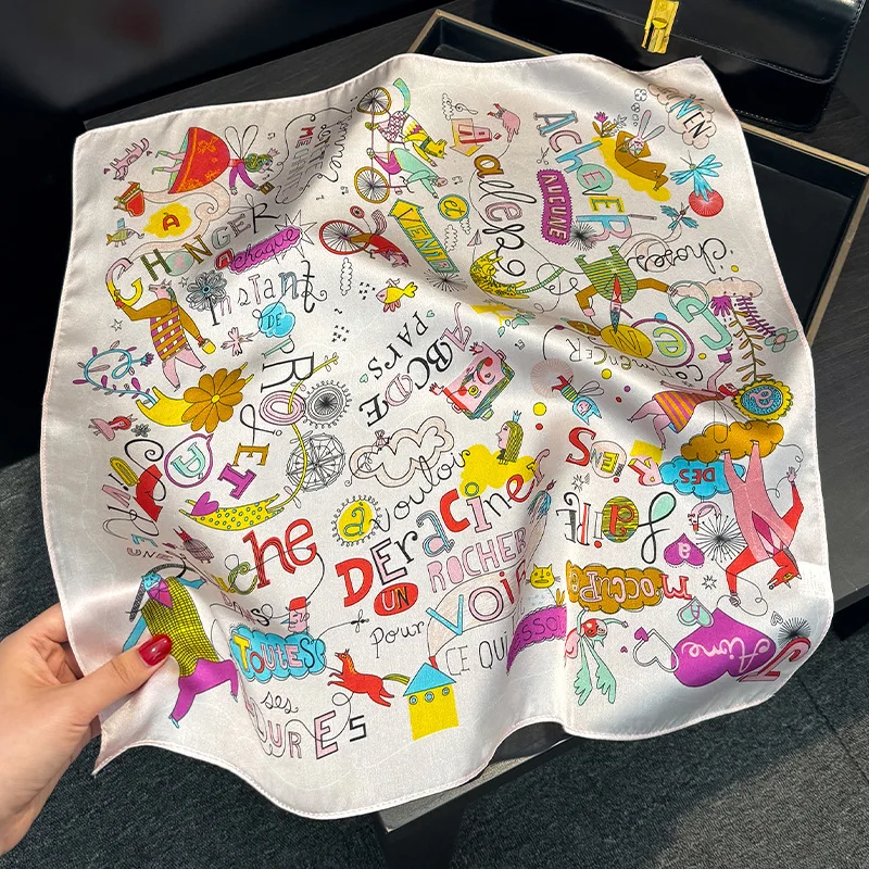 100% Natural Silk Scarf Women Luxury High Quality Headband Square Foulard Female Neckerchief Shawl Wraps Hijab Bandana Scarves
100% Natural Silk Scarf Women Luxury High Quality Headband Square Foulard Female Neckerchief Shawl Wraps Hijab Bandana Scarves