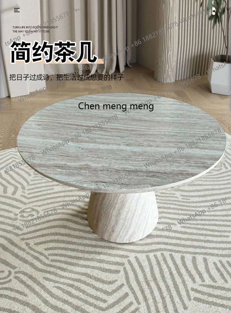 Round coffee table library leisure area reception negotiation table hotel homestay room small round table
Round coffee table library leisure area reception negotiation table hotel homestay room small round table