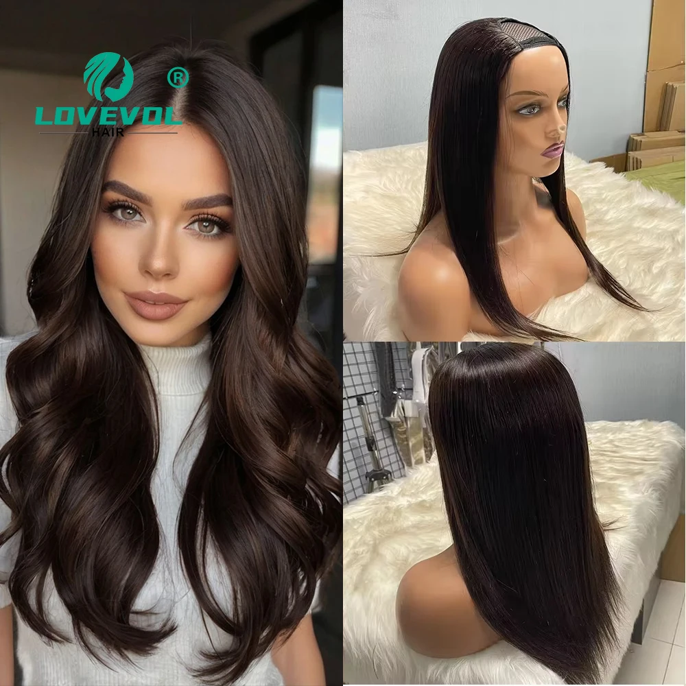 Парик Lovevol 180, плотность, прямой U-образный, 100% человеческие волосы, U-образная часть, парик без пришивания, в зажиме, в полупарик, читающий для ношения Go
Парик Lovevol 180, плотность, прямой U-образный, 100% человеческие волосы, U-образная часть, парик без пришивания, в зажиме, в полупарик, читающий для ношения Go