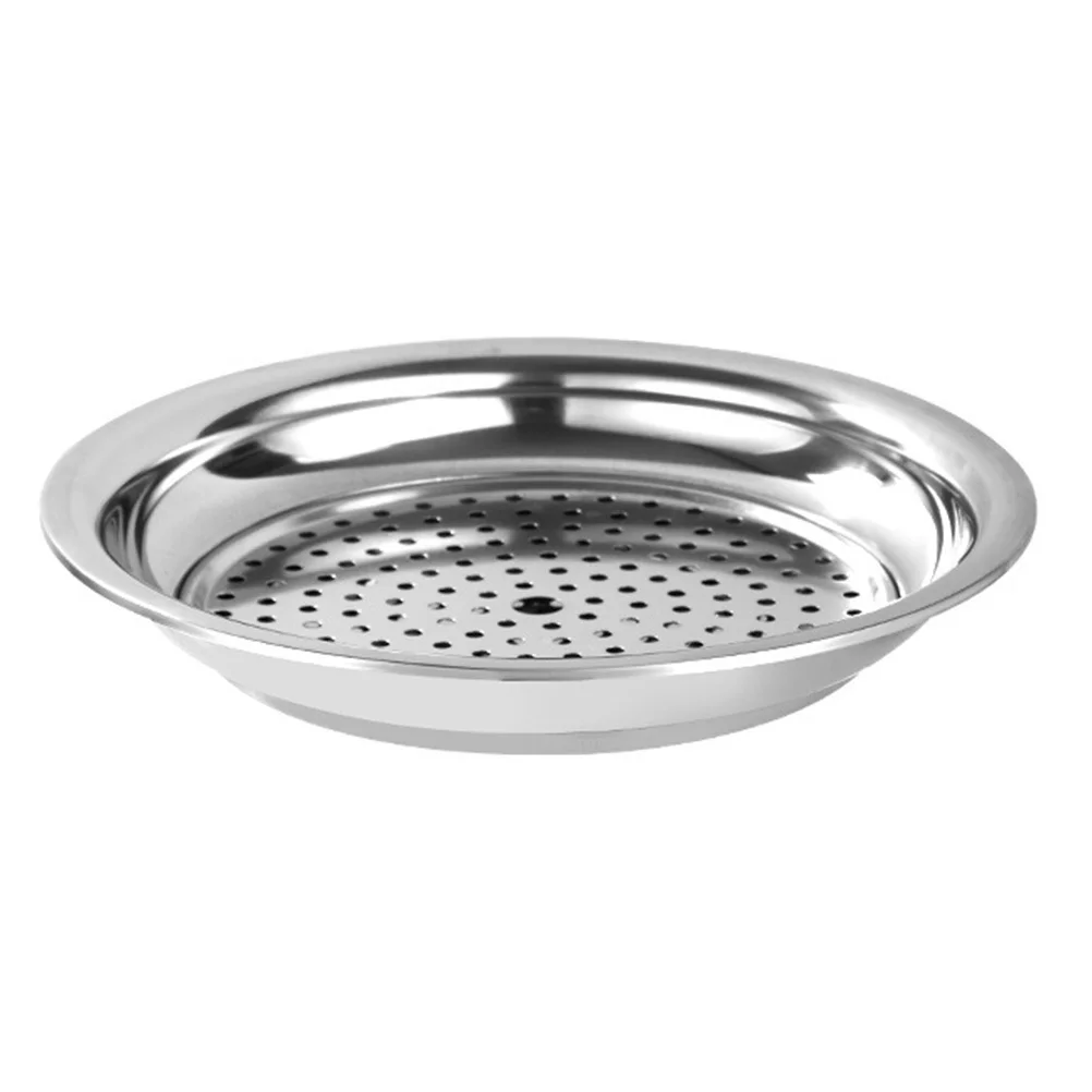 1pc Stainless Steel Dumpling Plate Thickened Double Layer Draining Design For Kitchen Home Use Multipurpose Food Steaming Dish
1pc Stainless Steel Dumpling Plate Thickened Double Layer Draining Design For Kitchen Home Use Multipurpose Food Steaming Dish