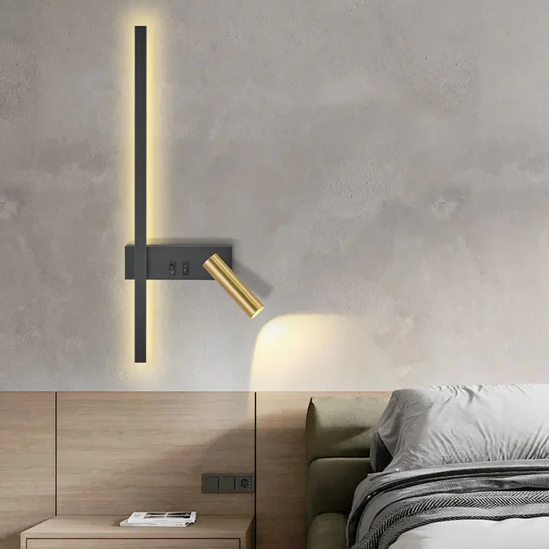 Wall lamp Nordic modern black and white minimalist living room sofa background wall decorative lamp light luxury bedroom bedside
Wall lamp Nordic modern black and white minimalist living room sofa background wall decorative lamp light luxury bedroom bedside