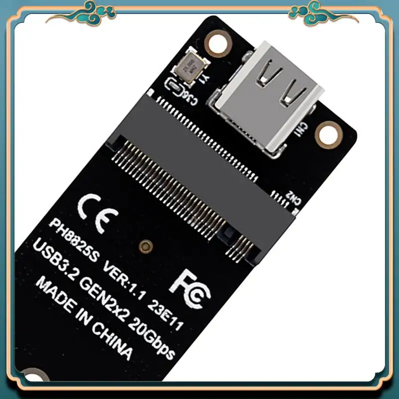 (New)-1 PCS M.2 To Type C SSD Adapter ASM2364 NVME Riser Board Black ABS For SSD 2230/42/60/80
(New)-1 PCS M.2 To Type C SSD Adapter ASM2364 NVME Riser Board Black ABS For SSD 2230/42/60/80