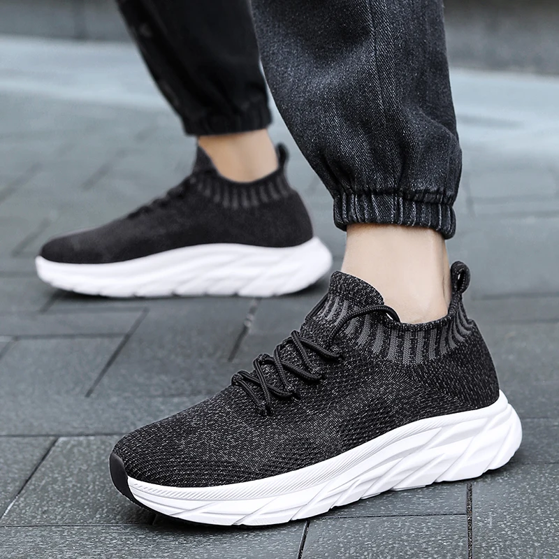 Women Sneakers New Elastic Fabric Sports Thick Sole Lace Up Jogging Plus Men's Sports Outdoor Non Slip Platform Walking Shoes
Women Sneakers New Elastic Fabric Sports Thick Sole Lace Up Jogging Plus Men's Sports Outdoor Non Slip Platform Walking Shoes