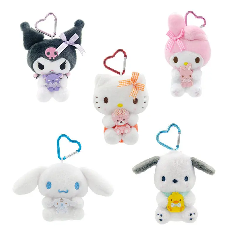 Sanrio Family Hello Kitty Kueomi Melody Plush Toys Good Friends Series Bag Accessories Pendant Key Chain Pendant Decoration
Sanrio Family Hello Kitty Kueomi Melody Plush Toys Good Friends Series Bag Accessories Pendant Key Chain Pendant Decoration