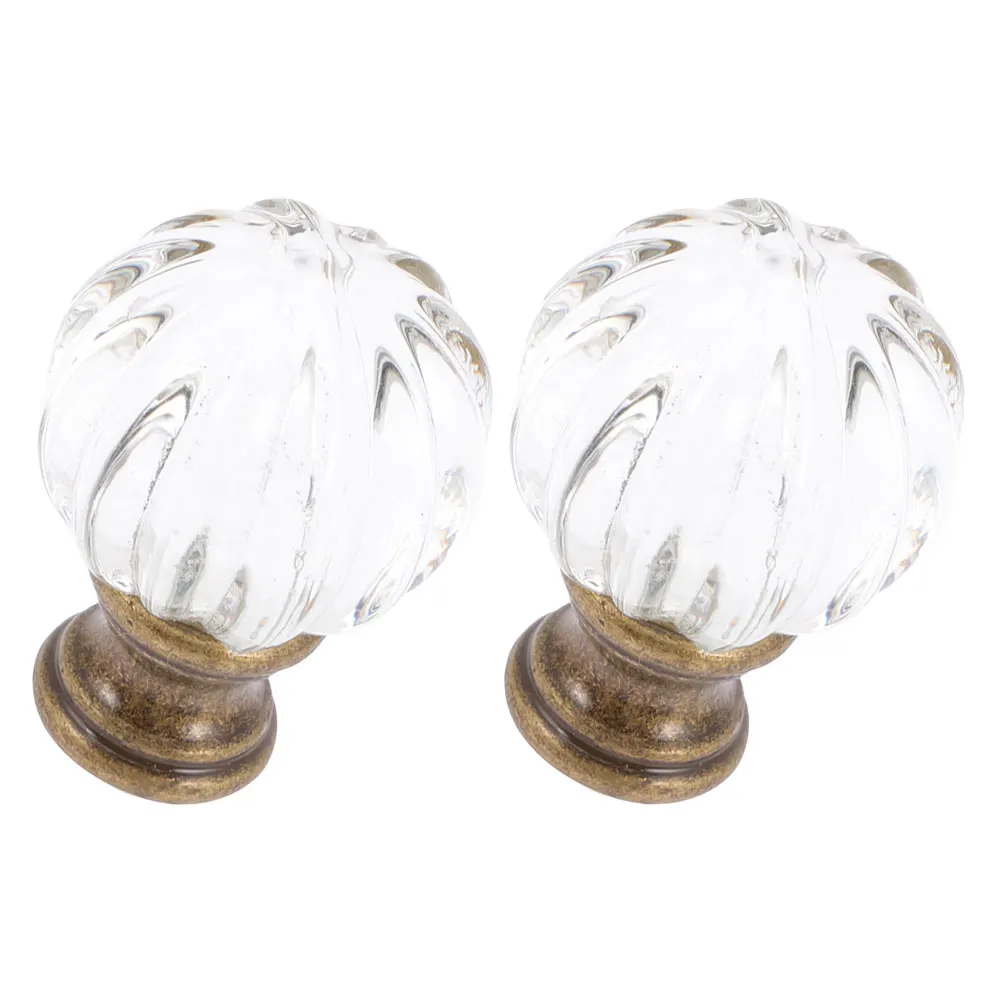2Pcs Decorative Lampshade Knobs Lighting Glass Finials Caps Table Base Accessories Simple Color Design
2Pcs Decorative Lampshade Knobs Lighting Glass Finials Caps Table Base Accessories Simple Color Design