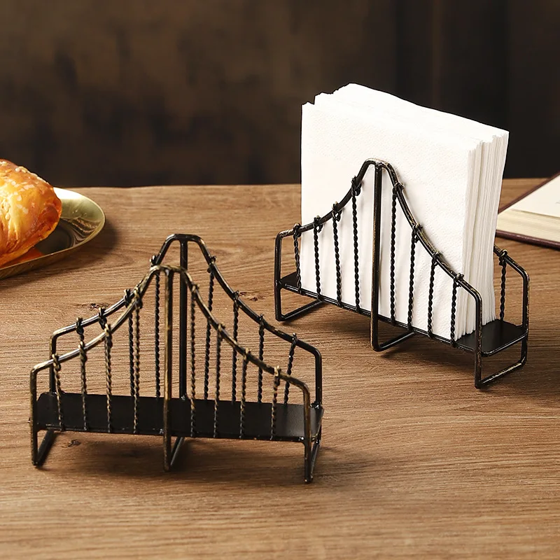 Vintage Iron Chain Bridge Napkin Holder - Tabletop Paper Towel Stand, Kitchen & Restaurant Decor
Vintage Iron Chain Bridge Napkin Holder - Tabletop Paper Towel Stand, Kitchen & Restaurant Decor