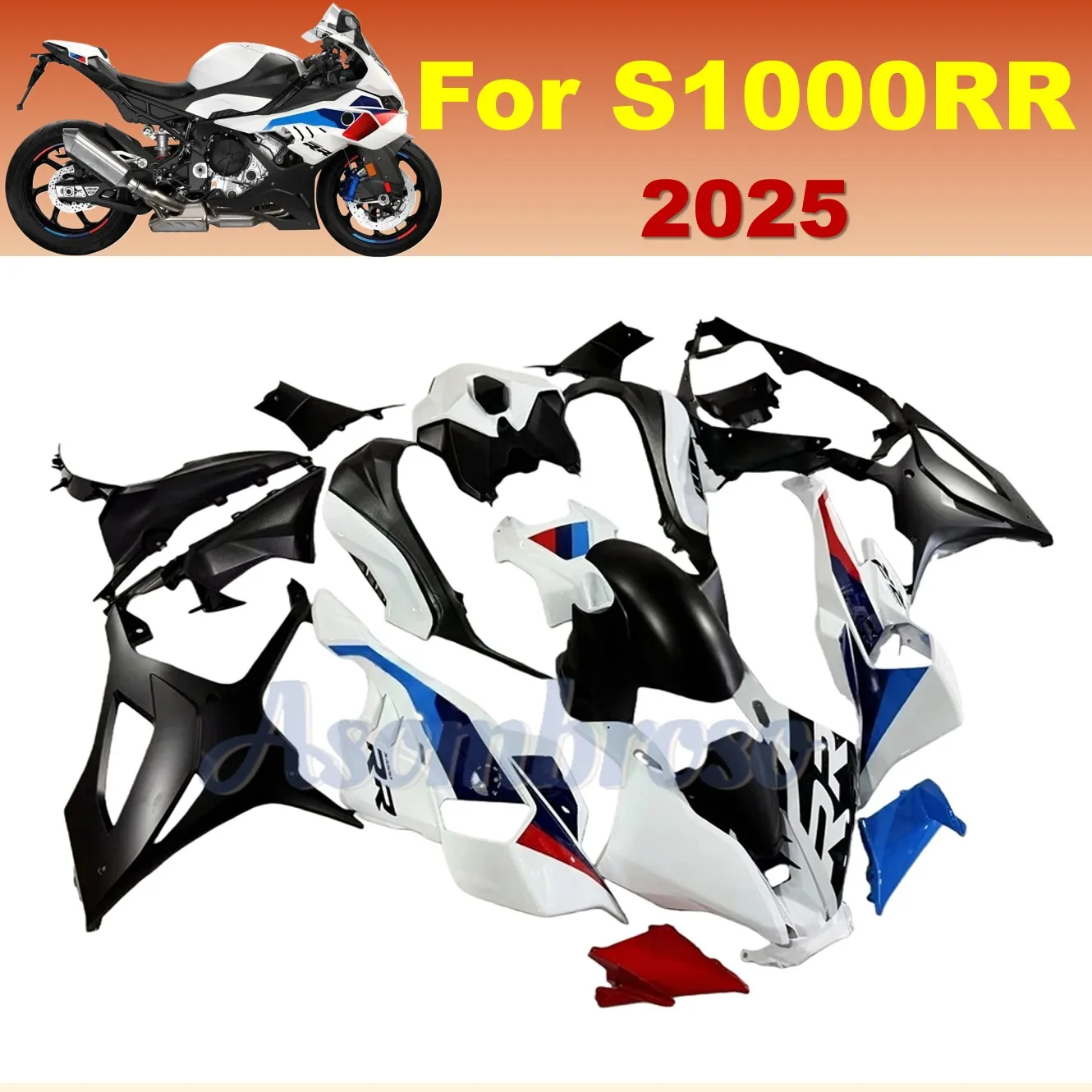 Fit For S1000RR 2025 S 1000 RR ABS Injectiion Bodywork set Motorcycle Complete Fairing kit
Fit For S1000RR 2025 S 1000 RR ABS Injectiion Bodywork set Motorcycle Complete Fairing kit