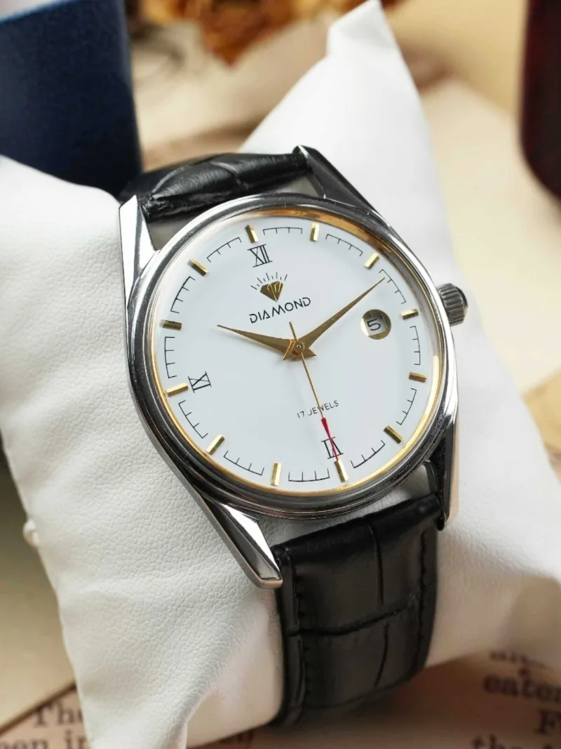 Shanghai Diamond Brand Men’s Genuine Manual Mechanical Watch Domestic Retro 17 Jewels
Shanghai Diamond Brand Men’s Genuine Manual Mechanical Watch Domestic Retro 17 Jewels