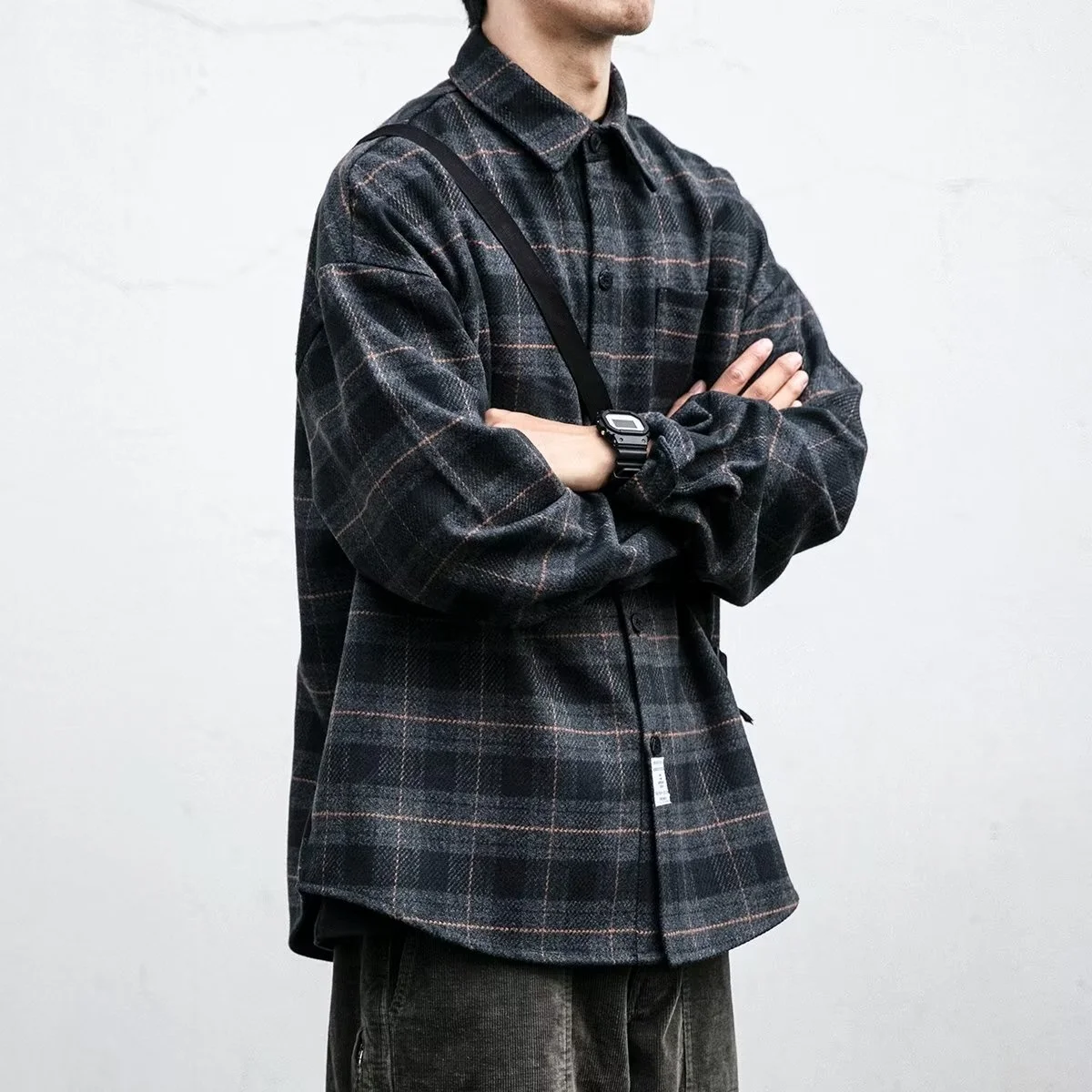 Autumn Winter Large Size Plaid Shirt Loose Long Sleeve Men's Outerwear Casual Artistic Style Youthful Fashion Polyester Material
Autumn Winter Large Size Plaid Shirt Loose Long Sleeve Men's Outerwear Casual Artistic Style Youthful Fashion Polyester Material