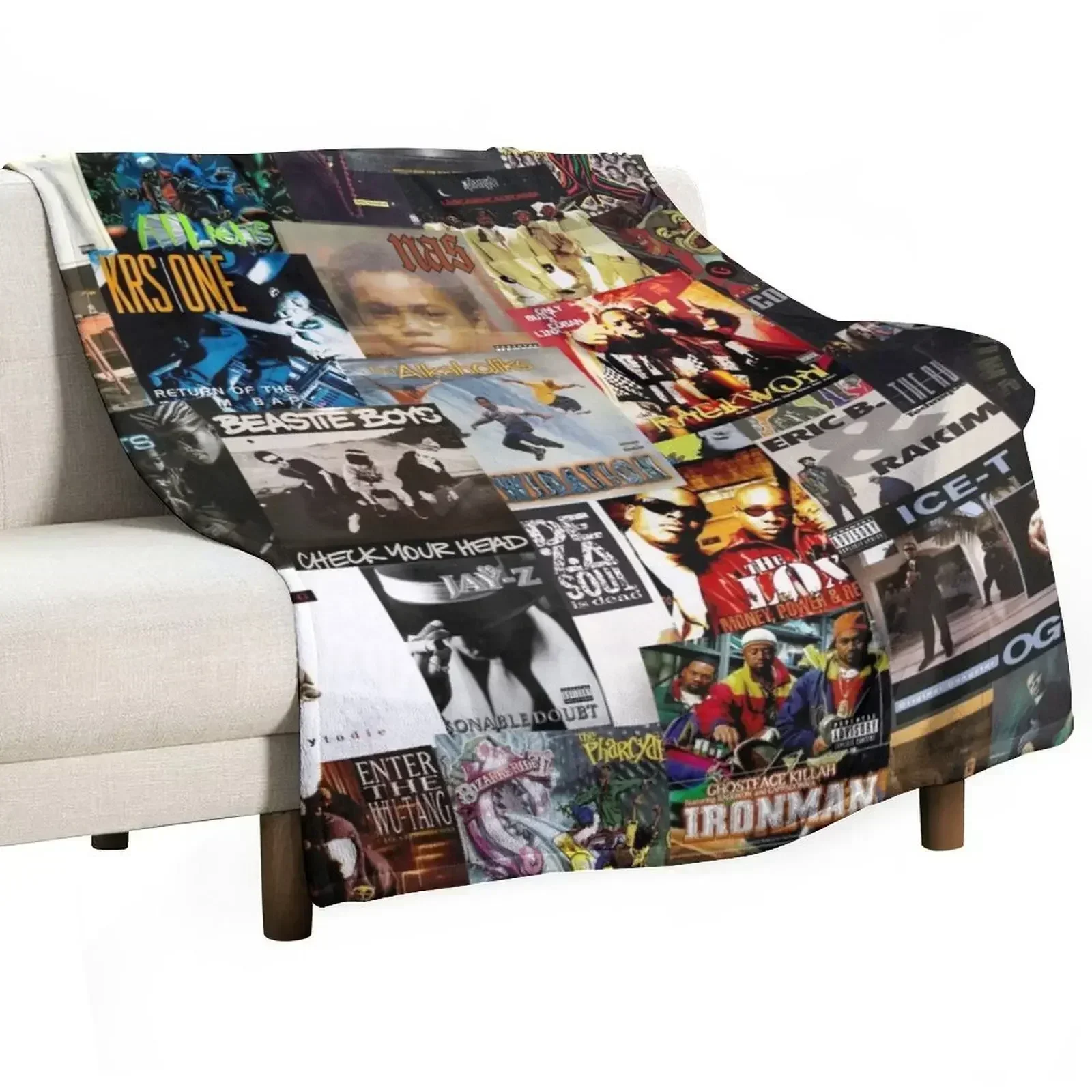 90's Hip Hop Classics Album Cover Pattern Throw Blanket Cozy Light Blanket for Travel Camping Picnic
90's Hip Hop Classics Album Cover Pattern Throw Blanket Cozy Light Blanket for Travel Camping Picnic