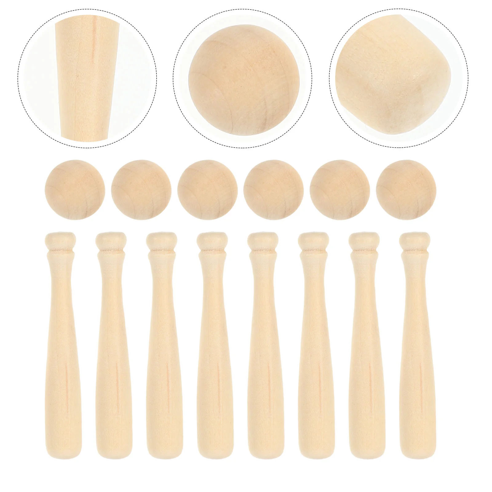 30 Pcs Mini Baseball Wood Craft Ornament Adornment Unfinished Kids Graffiti Toy DIY
30 Pcs Mini Baseball Wood Craft Ornament Adornment Unfinished Kids Graffiti Toy DIY