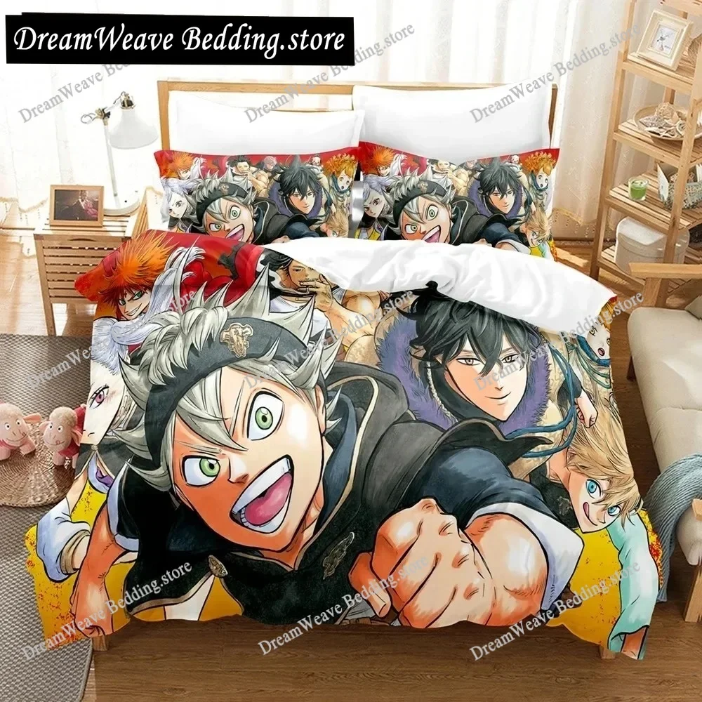 3D Print Anime Black Clover Bedding Sets Duvet Cover Set with Pillowcase Twin Full Queen King Bedclothes Bed Linen Quilt Cover
3D Print Anime Black Clover Bedding Sets Duvet Cover Set with Pillowcase Twin Full Queen King Bedclothes Bed Linen Quilt Cover