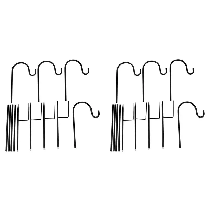 AB11-8 Pcs Adjustable Shepherd Crook Hooks,Festoon Pole With Base,Garden Border Hook For String Lights,Flower Ball,Plant
AB11-8 Pcs Adjustable Shepherd Crook Hooks,Festoon Pole With Base,Garden Border Hook For String Lights,Flower Ball,Plant