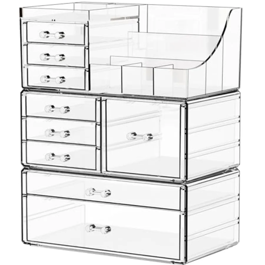 3 Pack Clear Makeup Organizer Countertop for Dresser, Vanity and Bathroom Counter Organizer, Tiered Stackable Makeup Acrylic Or
3 Pack Clear Makeup Organizer Countertop for Dresser, Vanity and Bathroom Counter Organizer, Tiered Stackable Makeup Acrylic Or