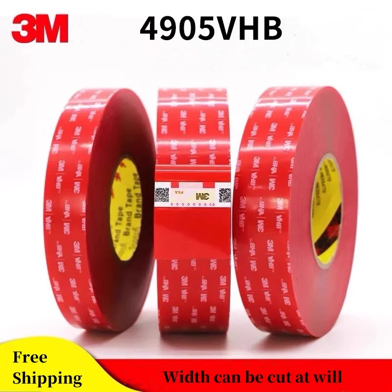 3M VHB Strong Tape 3M 4905 Clear Waterproof Tape 3m 5-60mm Traceless Foam Tape Special for Automobiles Autos House & Office
3M VHB Strong Tape 3M 4905 Clear Waterproof Tape 3m 5-60mm Traceless Foam Tape Special for Automobiles Autos House & Office