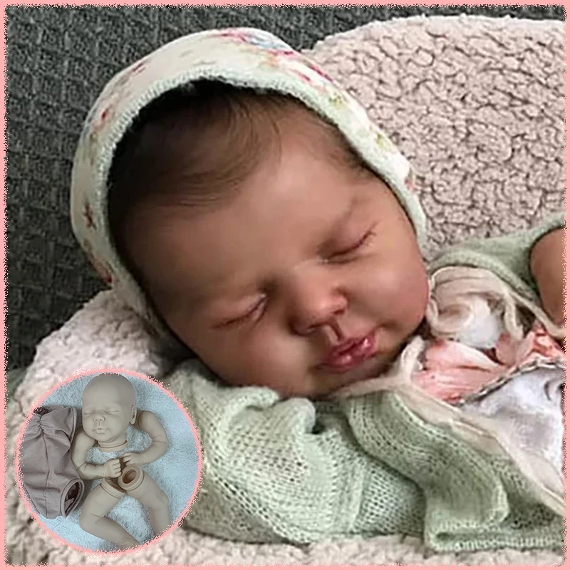 19inch Valentina By Elisa Reborn Doll Kit Sleeping Baby with Cloth Body Fresh Color Soft Touch Unfinished Doll Parts
19inch Valentina By Elisa Reborn Doll Kit Sleeping Baby with Cloth Body Fresh Color Soft Touch Unfinished Doll Parts