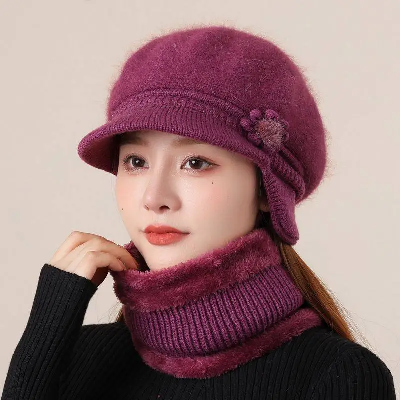 Теплая зимняя вязаная шапка для женщин среднего и старшего возраста, с защитой ушей, устойчивая к холоду, уличная, с широкими полями
Теплая зимняя вязаная шапка для женщин среднего и старшего возраста, с защитой ушей, устойчивая к холоду, уличная, с широкими полями