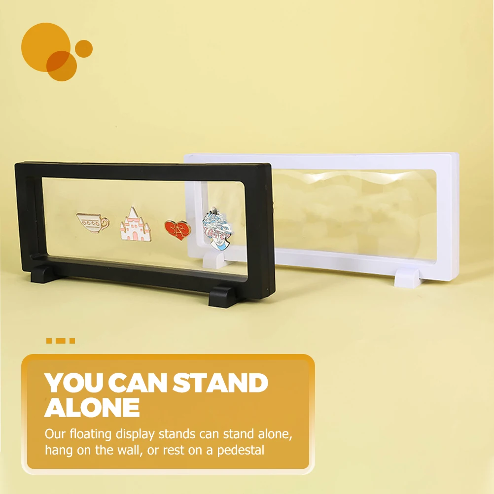 4 Sets Jewelry Display Box Floating Frame Stand Holder Plastic Earring Necklace Showcase Dustproof Desktop Gift Packaging Case
4 Sets Jewelry Display Box Floating Frame Stand Holder Plastic Earring Necklace Showcase Dustproof Desktop Gift Packaging Case