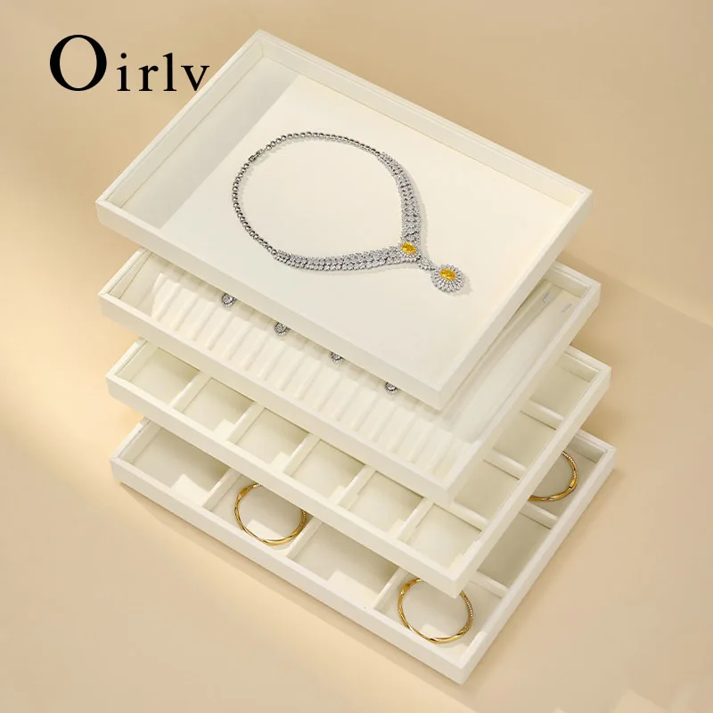 Oirlv Microfibre Ring Earring Bracelet Necklace Display Tray Table Top Stackable Drawer Storage Jewelry Organizer Tray
Oirlv Microfibre Ring Earring Bracelet Necklace Display Tray Table Top Stackable Drawer Storage Jewelry Organizer Tray