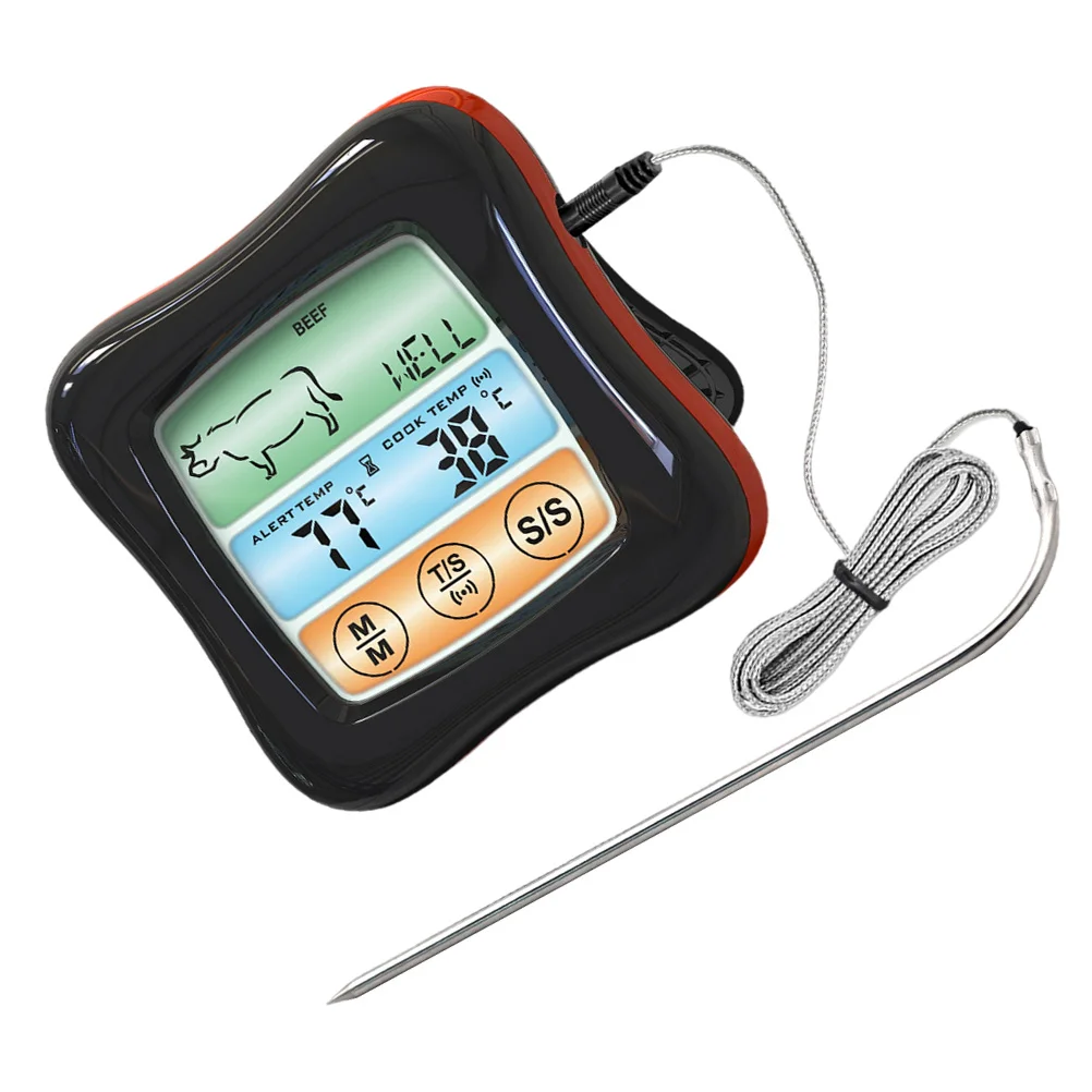 Touch Screen Food Thermometer 304 Stainless Steel Digital Kitchen Meat BBQ Grill Home Use Accurate Cooking Temperature
Touch Screen Food Thermometer 304 Stainless Steel Digital Kitchen Meat BBQ Grill Home Use Accurate Cooking Temperature