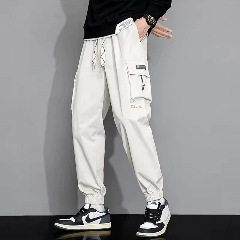 New Cargo Pants Men's Loose Straight Oversize Clothing Solid Grey Versatile Work Wear Black Joggers Cotton Casual Male Trousers
New Cargo Pants Men's Loose Straight Oversize Clothing Solid Grey Versatile Work Wear Black Joggers Cotton Casual Male Trousers