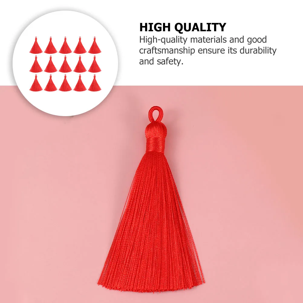 30 Pcs Silky Tassel Earrings Charms Elegant Pendant Accessories DIY Keychain Supplies Polyester Handicrafts Bright Colors Unique
30 Pcs Silky Tassel Earrings Charms Elegant Pendant Accessories DIY Keychain Supplies Polyester Handicrafts Bright Colors Unique
