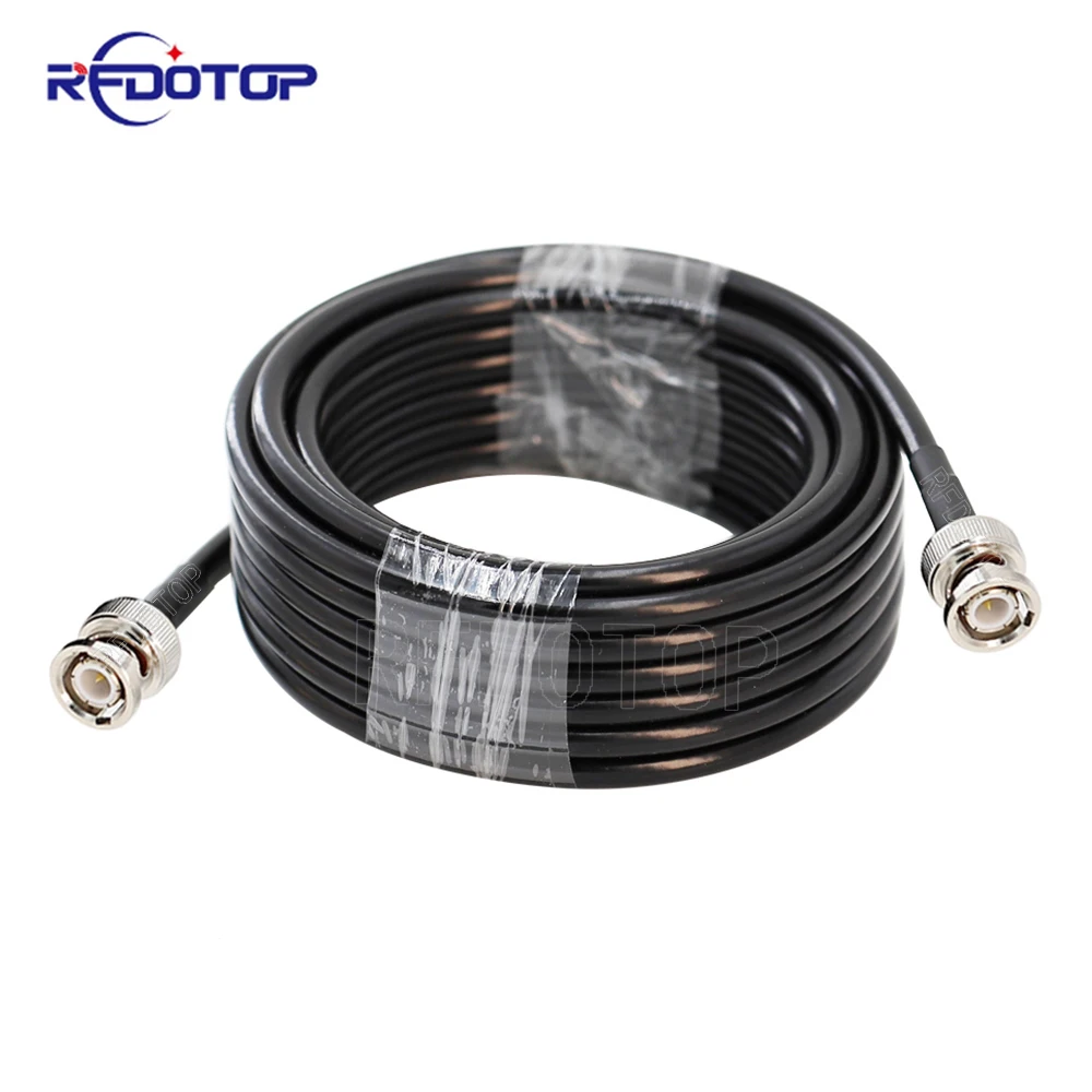 1Pcs RG-58 BNC Male to BNC Male Plug Connector RG58 RF Coaxial Cable 50 Ohm Crimp Wire Cord for GPS System Radio Antennas
1Pcs RG-58 BNC Male to BNC Male Plug Connector RG58 RF Coaxial Cable 50 Ohm Crimp Wire Cord for GPS System Radio Antennas