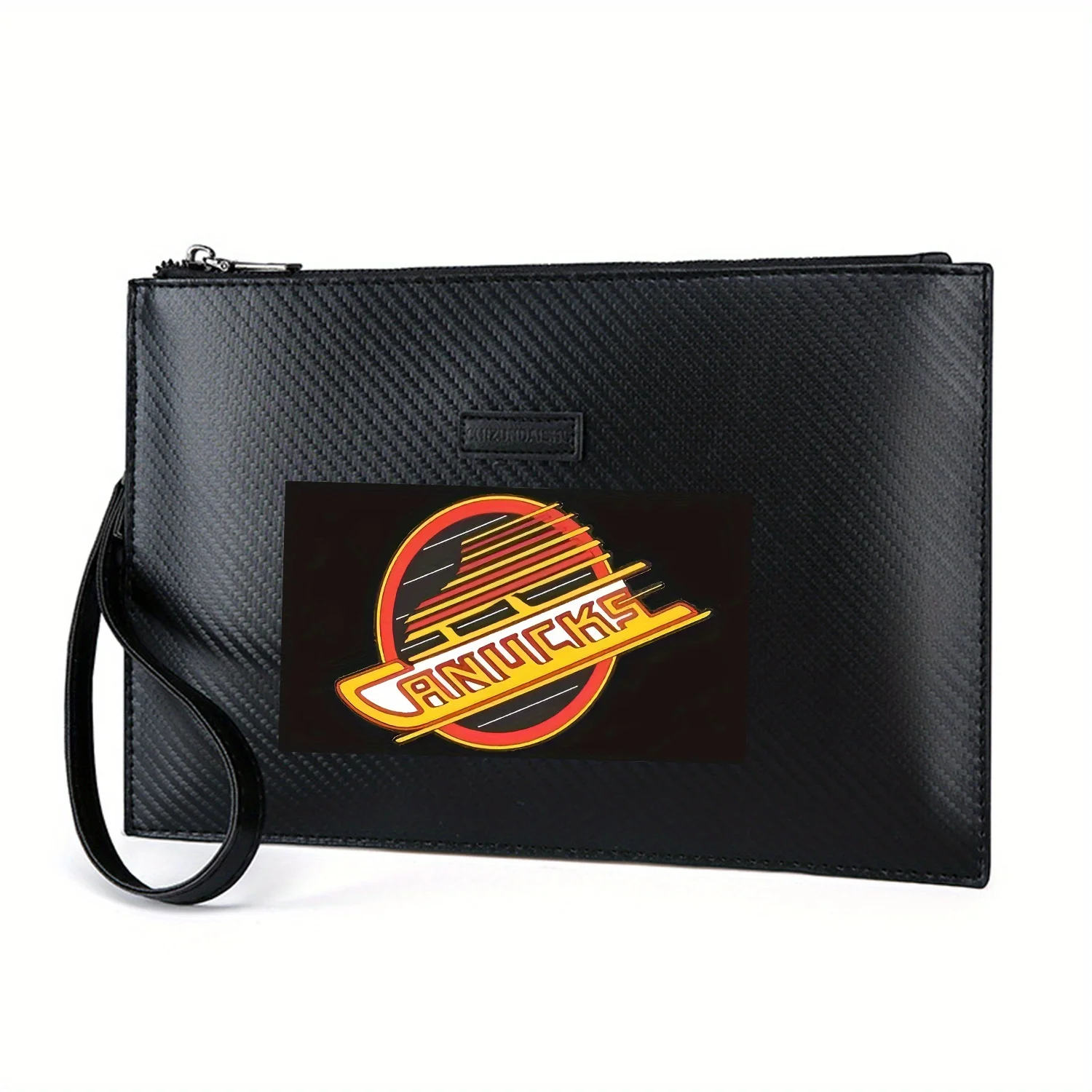 Canucks logo hockey emblem design. Elegant Printed PU Men's Handbag Fashionable and Practical for Everyday Carry
Canucks logo hockey emblem design. Elegant Printed PU Men's Handbag Fashionable and Practical for Everyday Carry