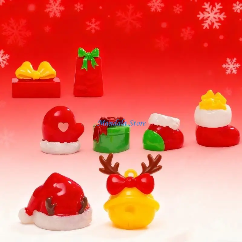 U2JC 8PCS Miniature Scene Ornament set,Miniature Christmas hats, stockings and gifts, Bells Ornament Desktop Decorations
U2JC 8PCS Miniature Scene Ornament set,Miniature Christmas hats, stockings and gifts, Bells Ornament Desktop Decorations