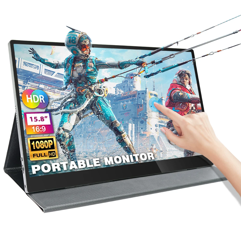15,8-дюймовый дисплей 1080P Full HD IPS-экран USB C Power Touch Screen Gaming с Type-C для Mac Laptop PC Портативный монитор
15,8-дюймовый дисплей 1080P Full HD IPS-экран USB C Power Touch Screen Gaming с Type-C для Mac Laptop PC Портативный монитор