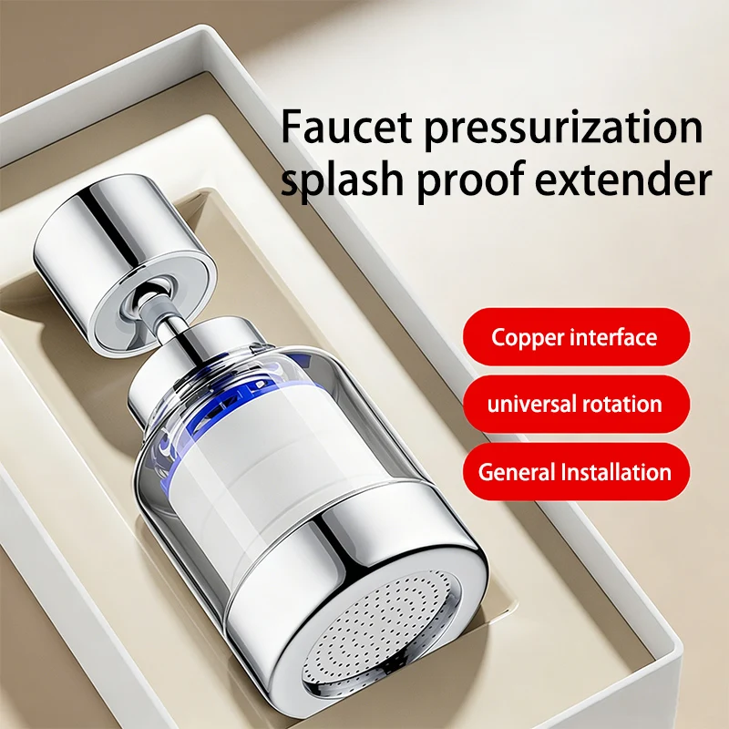 Kitchen Sink Faucet Filter Tap Water Anti-splash Booster Extender Household Faucet Universal Rotating Aerator
Kitchen Sink Faucet Filter Tap Water Anti-splash Booster Extender Household Faucet Universal Rotating Aerator