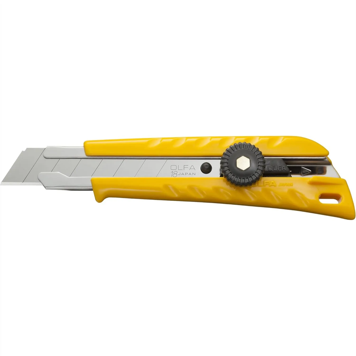 18mm Heavy-Duty Utility Knife with Ergonomic Grip Handle, Snap-Off Blade, Custom Cutting Depth for Drywall Roofing Flooring
18mm Heavy-Duty Utility Knife with Ergonomic Grip Handle, Snap-Off Blade, Custom Cutting Depth for Drywall Roofing Flooring