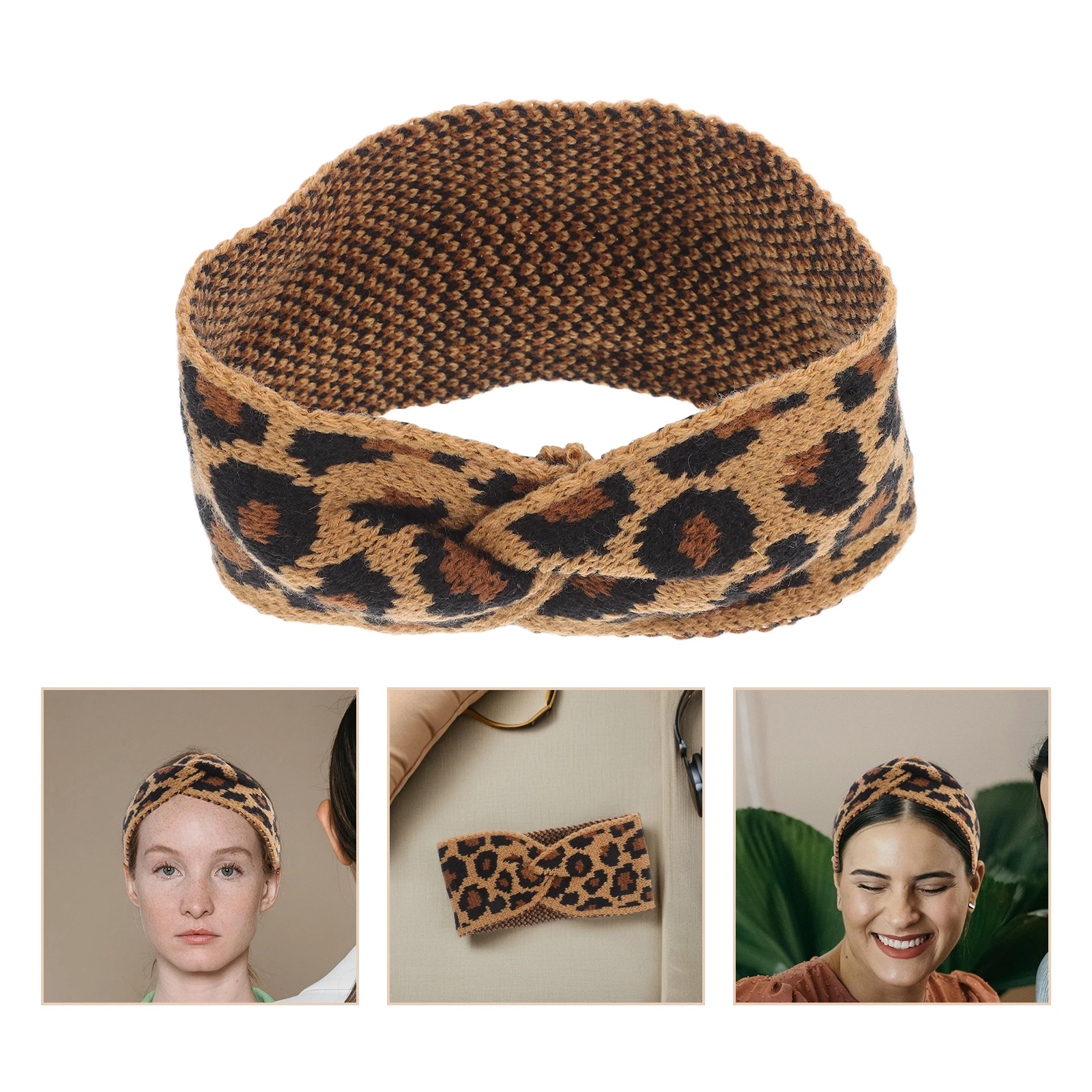 Women Hair Accessories Leopard Headband Knitting European American Pattern Parent-child Headbands
Women Hair Accessories Leopard Headband Knitting European American Pattern Parent-child Headbands