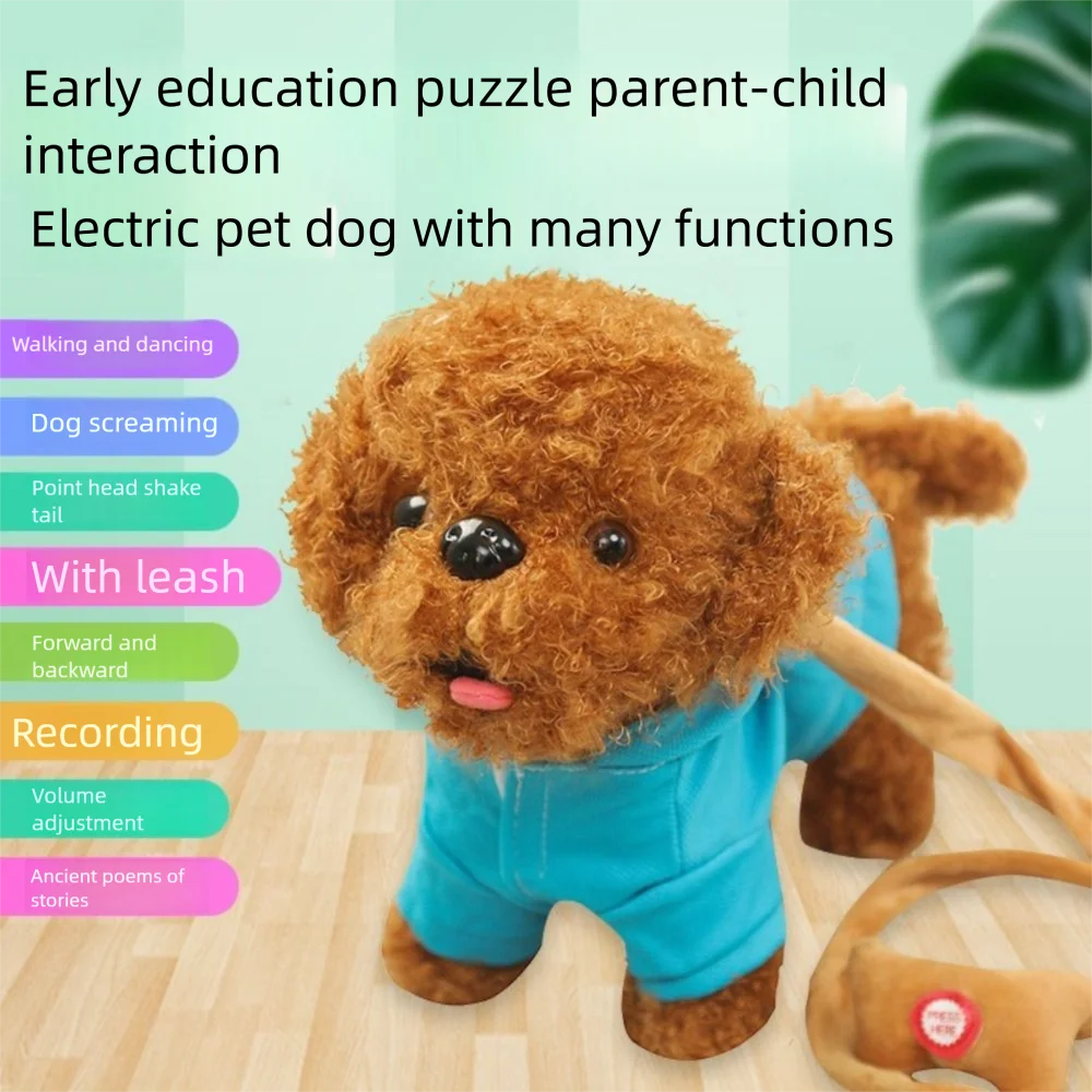 New Plush Robot Puppy Interactive Walking Simulated Puppy Barking Tail Wagging Puppy Plush Toy Chilren
New Plush Robot Puppy Interactive Walking Simulated Puppy Barking Tail Wagging Puppy Plush Toy Chilren