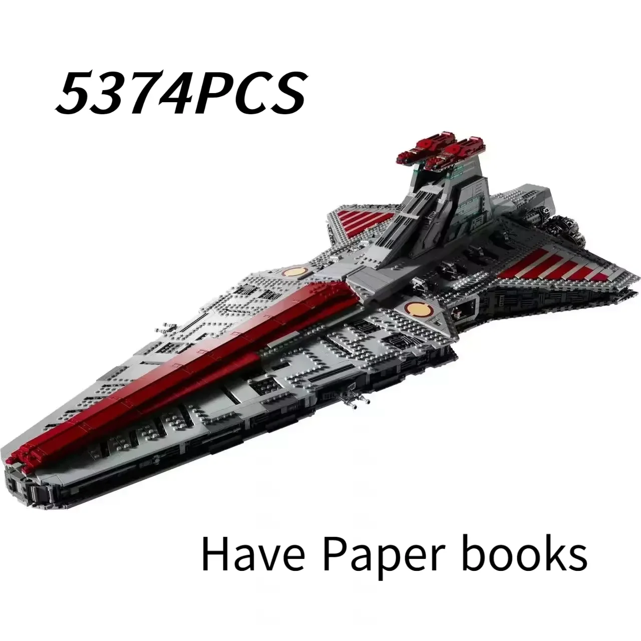 5374pcs Battle Biggest Venator-Class Republic Attack Cruiser Building Block Bricks Christmas Gifts
5374pcs Battle Biggest Venator-Class Republic Attack Cruiser Building Block Bricks Christmas Gifts