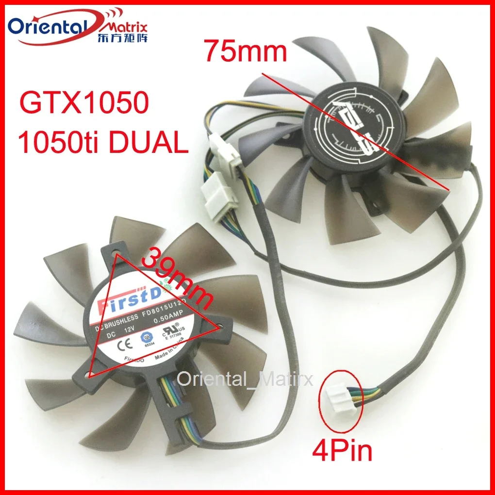2 шт./лот FD8015U12S T128015SU 75 мм 0,50 А 4-контактный для ASUS GTX1050 1050ti DUAL графическая видеокарта VGA вентилятор
2 шт./лот FD8015U12S T128015SU 75 мм 0,50 А 4-контактный для ASUS GTX1050 1050ti DUAL графическая видеокарта VGA вентилятор